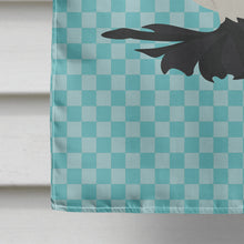 Load image into Gallery viewer, Saxon Fairy Swallow Pigeon Blue Check Flag Canvas House Size BB8120CHF
