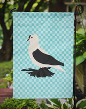 Load image into Gallery viewer, Saxon Fairy Swallow Pigeon Blue Check Garden Flag - Outdoor Decorative Yard Flag