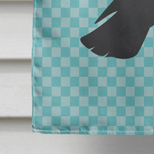 Load image into Gallery viewer, Budapest Highflyer Pigeon Blue Check Flag Canvas House Size BB8121CHF
