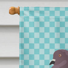 Load image into Gallery viewer, German Modena Pigeon Blue Check Flag Canvas House Size BB8123CHF