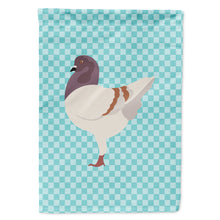 Load image into Gallery viewer, German Modena Pigeon Blue Check Flag Canvas House Size BB8123CHF