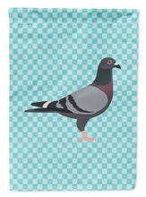 Load image into Gallery viewer, Racing Pigeon Blue Check Garden Flag - Outdoor Decorative Yard Flag