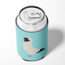 Load image into Gallery viewer, Nun Pigeon Blue Check Can or Bottle Hugger BB8126CC