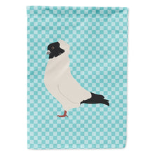Load image into Gallery viewer, Nun Pigeon Blue Check Flag Canvas House Size BB8126CHF