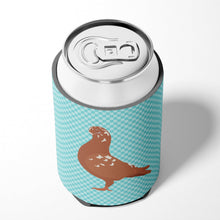 Load image into Gallery viewer, African Owl Pigeon Blue Check Can or Bottle Hugger BB8127CC