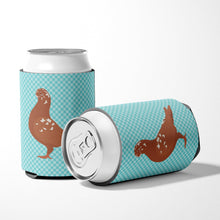 Load image into Gallery viewer, African Owl Pigeon Blue Check Can or Bottle Hugger BB8127CC