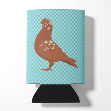 Load image into Gallery viewer, African Owl Pigeon Blue Check Can or Bottle Hugger BB8127CC