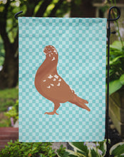 Load image into Gallery viewer, African Owl Pigeon Blue Check Garden Flag - Outdoor Decorative Yard Flag