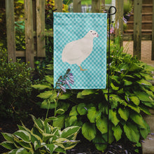 Load image into Gallery viewer, Texas Quail Blue Check Garden Flag - Outdoor Decorative Yard Flag