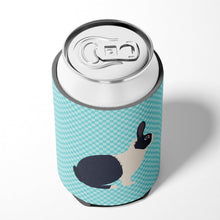 Load image into Gallery viewer, Dutch Rabbit Blue Check Can or Bottle Hugger BB8132CC