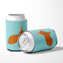 Load image into Gallery viewer, Rex Rabbit Blue Check Can or Bottle Hugger BB8143CC