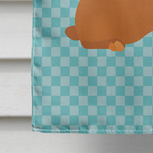 Load image into Gallery viewer, Rex Rabbit Blue Check Flag Canvas House Size BB8143CHF