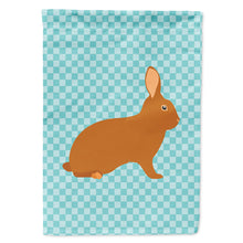 Load image into Gallery viewer, Rex Rabbit Blue Check Flag Canvas House Size BB8143CHF