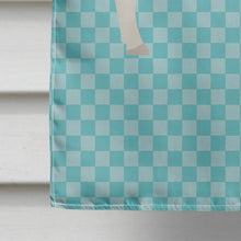 Load image into Gallery viewer, Herwick Sheep Blue Check Flag Canvas House Size BB8144CHF
