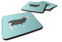 Load image into Gallery viewer, Herwick Sheep Blue Check Foam Coaster  BB8144FC