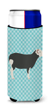 Load image into Gallery viewer, Herwick Sheep Blue Check   Hugger for slim cans