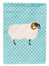 Load image into Gallery viewer, Scottish Blackface Sheep Blue Check Garden Flag - Outdoor Decorative Yard Flag
