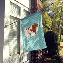 Load image into Gallery viewer, Jacob Sheep Blue Check Flag Canvas House Size BB8149CHF