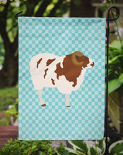 Load image into Gallery viewer, Jacob Sheep Blue Check Garden Flag - Outdoor Decorative Yard Flag