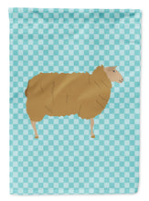 Load image into Gallery viewer, East Friesian Sheep Blue Check Garden Flag - Outdoor Decorative Yard Flag