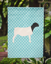 Load image into Gallery viewer, Dorper Sheep Blue Check Garden Flag - Outdoor Decorative Yard Flag