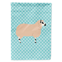 Load image into Gallery viewer, Kerry Hill Sheep Blue Check Flag Canvas House Size BB8153CHF
