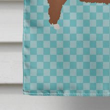 Load image into Gallery viewer, Merino Sheep Blue Check Flag Canvas House Size BB8155CHF