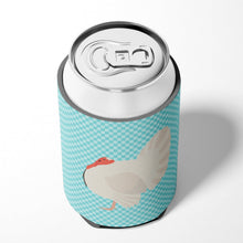 Load image into Gallery viewer, White Holland Turkey Blue Check Can or Bottle Hugger BB8157CC