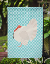Load image into Gallery viewer, White Holland Turkey Blue Check Garden Flag - Outdoor Decorative Yard Flag