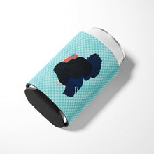 Load image into Gallery viewer, Norfolk Black Turkey Blue Check Can or Bottle Hugger BB8159CC