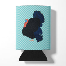 Load image into Gallery viewer, Norfolk Black Turkey Blue Check Can or Bottle Hugger BB8159CC