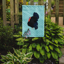 Load image into Gallery viewer, Norfolk Black Turkey Blue Check Garden Flag - Outdoor Decorative Yard Flag