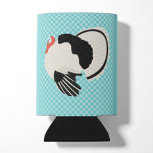 Load image into Gallery viewer, Royal Palm Turkey Blue Check Can or Bottle Hugger BB8162CC