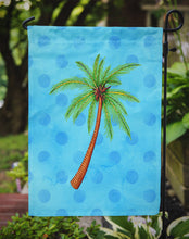 Load image into Gallery viewer, Palm Tree Blue Polkadot Garden Flag - Outdoor Decorative Yard Flag BB8166GF