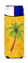 Load image into Gallery viewer, Palm Tree Yellow Polkadot   Hugger for slim cans BB8167MUK