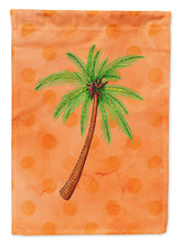 Load image into Gallery viewer, Palm Tree Orange Polkadot Garden Flag - Outdoor Decorative Yard Flag BB8168GF
