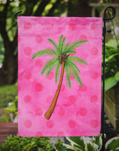 Load image into Gallery viewer, Palm Tree Pink Polkadot Garden Flag - Outdoor Decorative Yard Flag BB8169GF