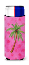 Load image into Gallery viewer, Palm Tree Pink Polkadot   Hugger for slim cans BB8169MUK