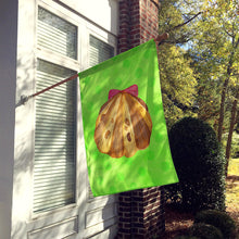 Load image into Gallery viewer, Sea Shell Green Polkadot Flag Canvas House Size BB8170CHF