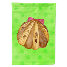 Load image into Gallery viewer, Sea Shell Green Polkadot Flag Canvas House Size BB8170CHF