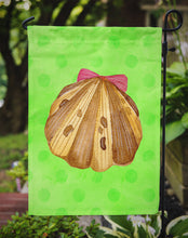 Load image into Gallery viewer, Sea Shell Green Polkadot Garden Flag - Outdoor Decorative Yard Flag BB8170GF