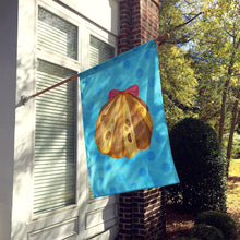 Load image into Gallery viewer, Sea Shell Blue Polkadot Flag Canvas House Size BB8171CHF