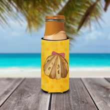 Load image into Gallery viewer, Sea Shell Yellow Polkadot   Hugger for slim cans BB8172MUK