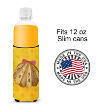 Load image into Gallery viewer, Sea Shell Yellow Polkadot   Hugger for slim cans BB8172MUK