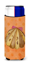 Load image into Gallery viewer, Sea Shell Orange Polkadot   Hugger for slim cans BB8173MUK