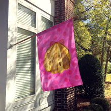 Load image into Gallery viewer, Sea Shell Pink Polkadot Flag Canvas House Size BB8174CHF