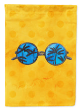 Load image into Gallery viewer, Sunglasses Yellow Polkadot Garden Flag - Outdoor Decorative Yard Flag BB8177GF