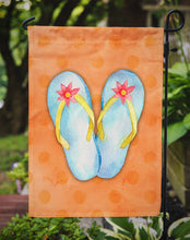 Load image into Gallery viewer, Flip Flops Orange Polkadot Garden Flag - Outdoor Decorative Yard Flag BB8183GF