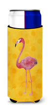 Load image into Gallery viewer, Flamingo Yellow Polkadot   Hugger for slim cans BB8187MUK