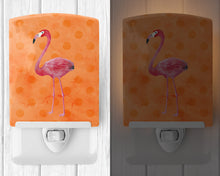 Load image into Gallery viewer, Flamingo Orange Polkadot Ceramic Night Light BB8188CNL